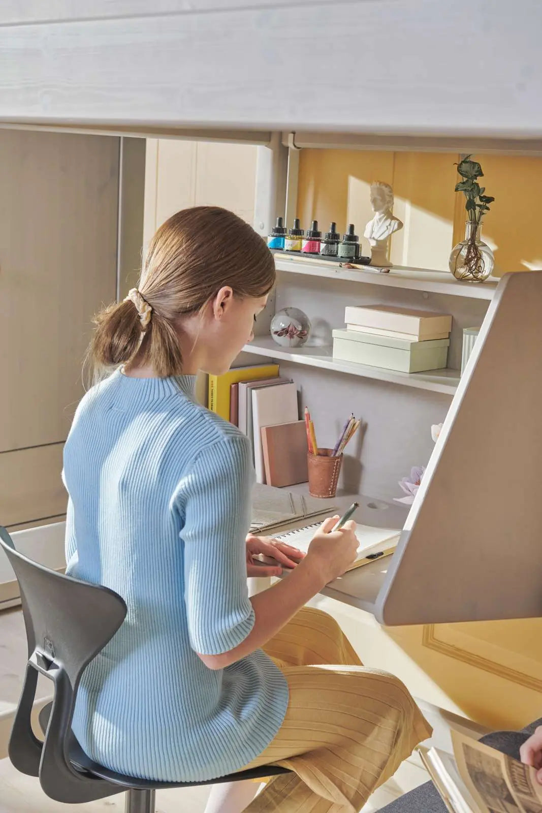 Click-on Desk for High-Beds, Grey ACCESSORIES ACTIVE flexa-com.myshopify.com
