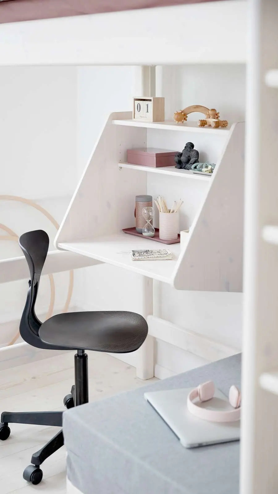 Click-on Desk for High-Beds, White ACCESSORIES ACTIVE flexa-com.myshopify.com