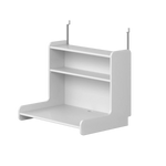 Click-on Desk with Shelf, White ACCESSORIES ACTIVE flexa-com.myshopify.com