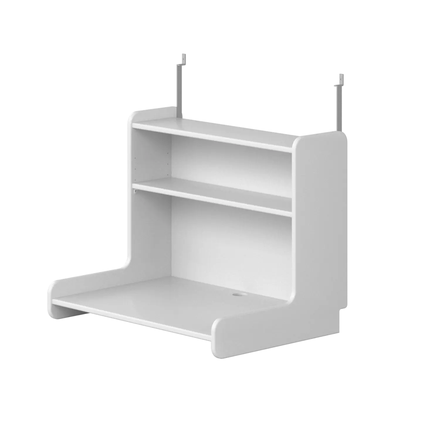 Click-on Desk with Shelf, White ACCESSORIES ACTIVE flexa-com.myshopify.com