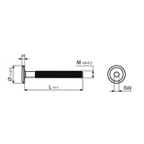 Connecting Bolt 3913-08110 SPAREPARTS ACTIVE flexa-com.myshopify.com