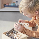 Construction Set, 36 pcs, Handpainted, Brown PLAY ACTIVE flexa-com.myshopify.com