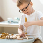 Construction Set, 36 pcs, Handpainted, Yellow PLAY ACTIVE flexa-com.myshopify.com