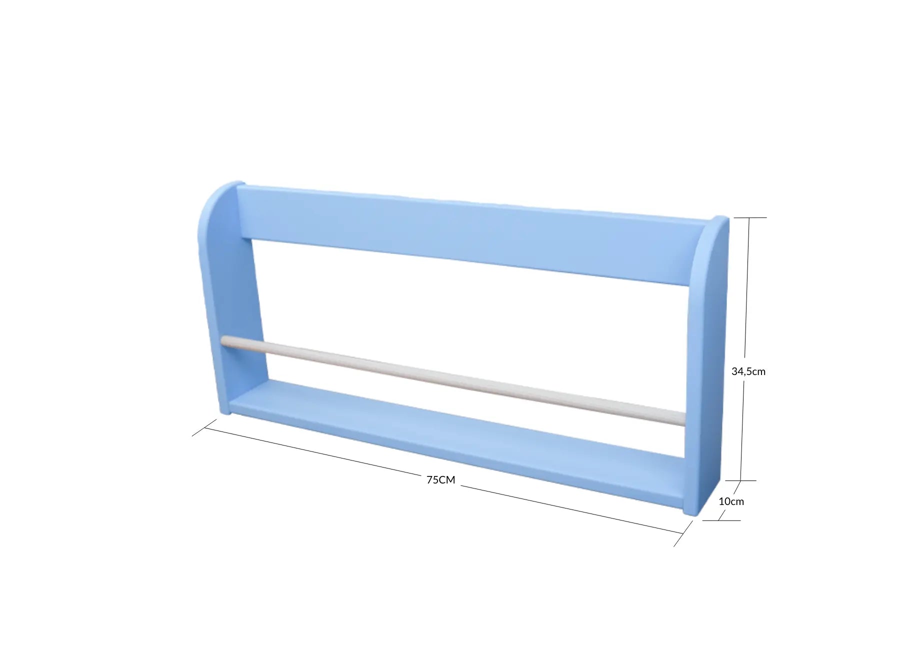 DOTS Display shelf, 75 cm, MDF, Blue Skies ACCESSORIES ACTIVE flexa-com.myshopify.com