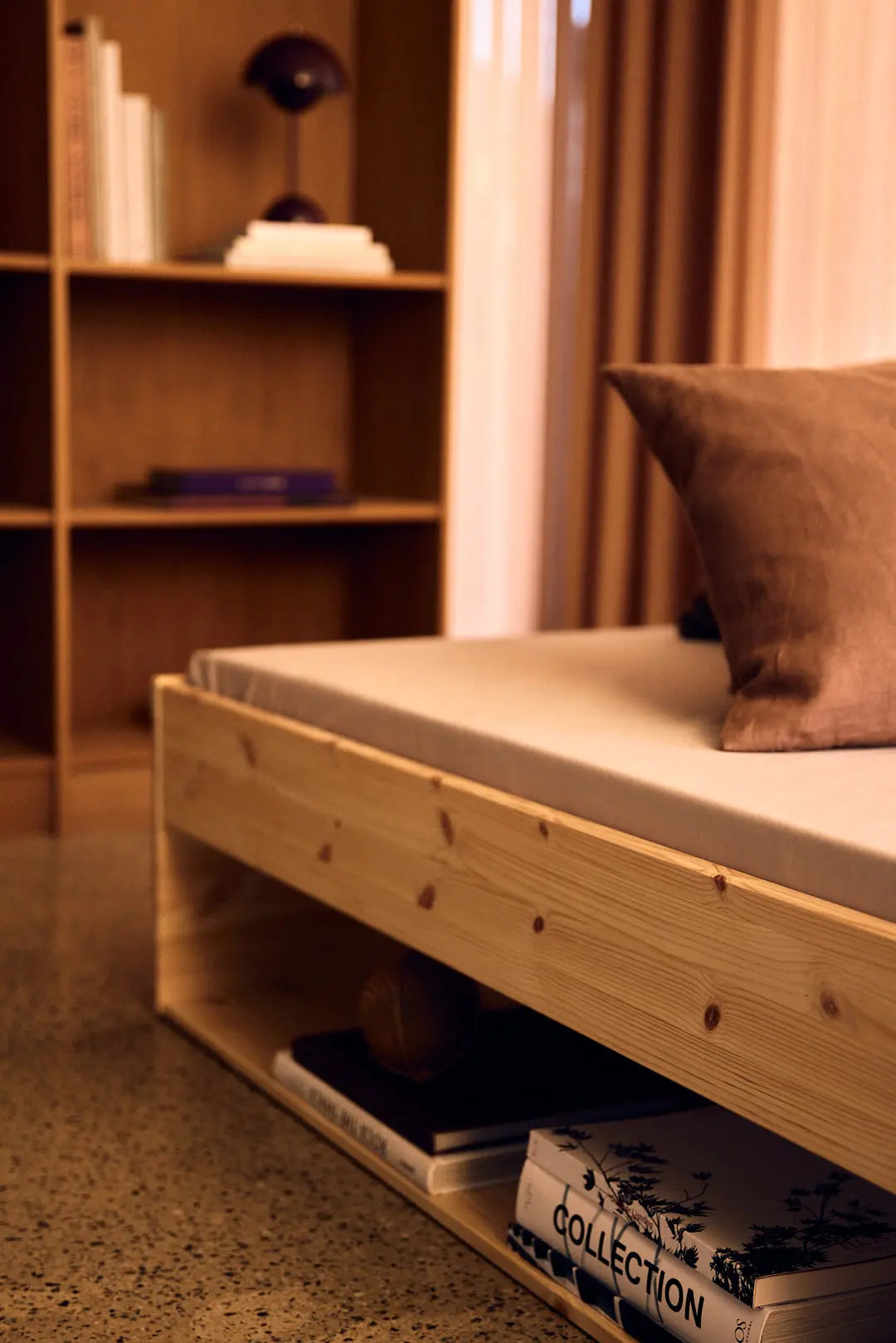 Double Bed with Shelf, 140x200 cm, Pine FLEXA SINGLE_BED double-bed-with-shelf-140cm   200 flexa-com.myshopify.com