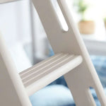 Family Bunk Bed 184 cm with Ladder and Safety Rail, 90/140x200 cm, White BUNKBED 200 flexa-com.myshopify.com