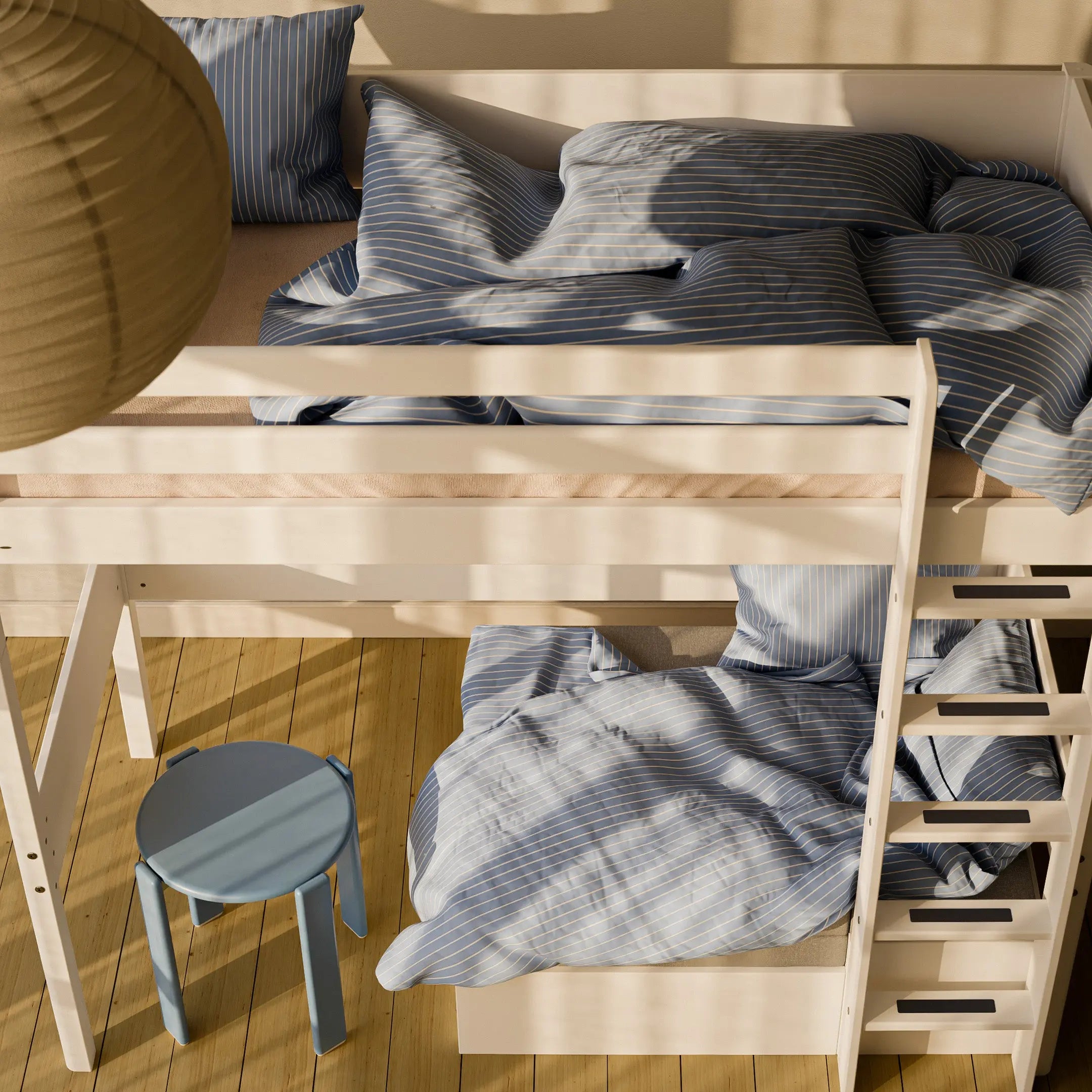 High bed with sofa and sofa mattress, 90x200 cm HIGHBED 90X200 flexa-com.myshopify.com