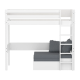 High bed with sofa and sofa mattress, 90x200 cm HIGHBED 90X200 flexa-com.myshopify.com