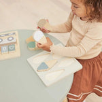 Ice Cream Puzzle, 5 pcs, Handpainted PLAY ACTIVE flexa-com.myshopify.com