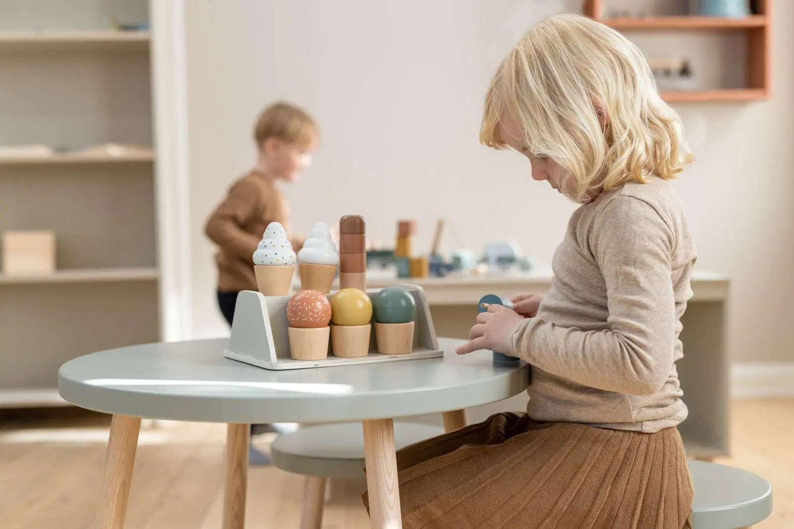 Ice Cream Set, 22 pcs, Handpainted PLAY ACTIVE flexa-com.myshopify.com