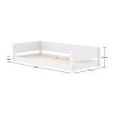 Montessori Bed, 90x200 cm, White MONTESSORI 90X200 flexa-com.myshopify.com
