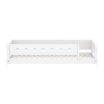 Montessori Bed with Front Safety Rail, 90x200 cm, White MONTESSORI 90X200 flexa-com.myshopify.com