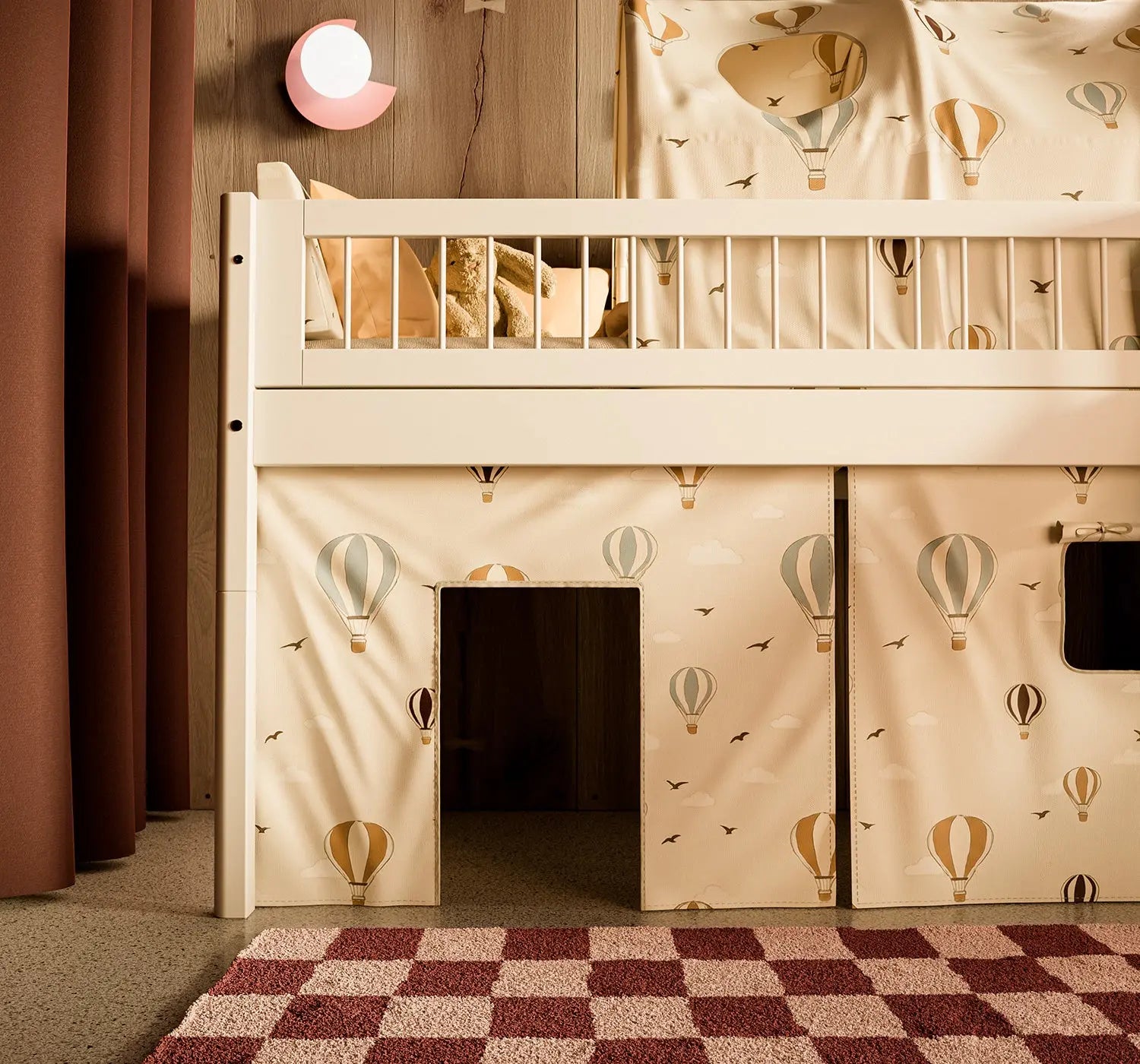 Play Curtain for Beds, Hot Air Balloons TEXTILE _badge_new_in flexa-com.myshopify.com