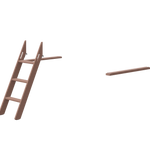 Popsicle - Slanting ladder for Mid-High Bed BED-PART_LADDER_POPSICLE GLS flexa-com.myshopify.com
