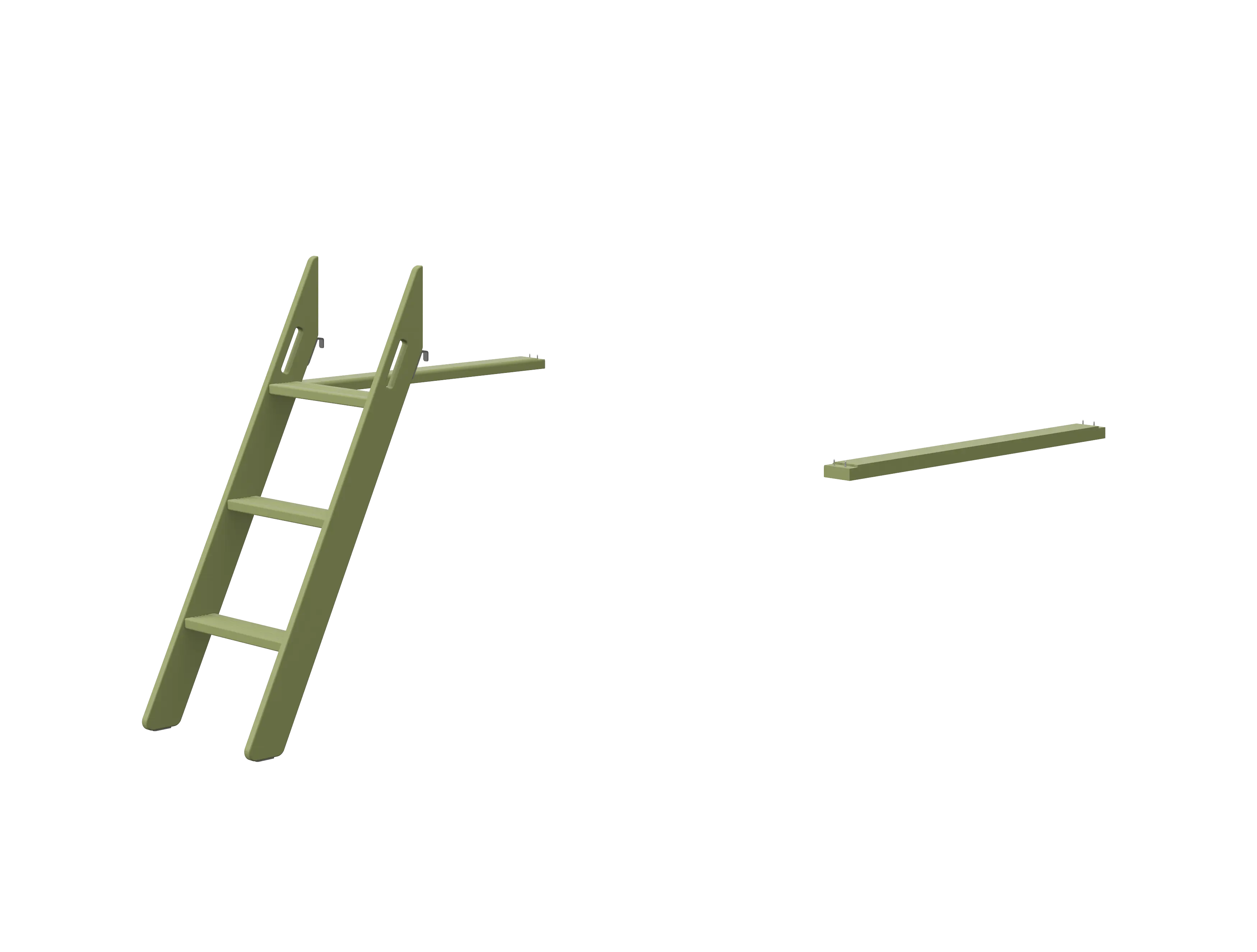 Popsicle - Slanting ladder for Mid-High Bed LADDER _badge_last_chance flexa-com.myshopify.com