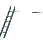 Popsicle - Slanting ladder for high Bed LADDER _badge_last_chance flexa-com.myshopify.com