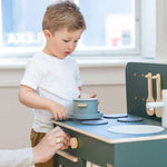 Pot & Pan, 5 pcs, Handpainted, Green PLAY ACTIVE flexa-com.myshopify.com