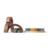 Rainbow Puzzle, 16 pcs, Handpainted PLAY ACTIVE flexa-com.myshopify.com