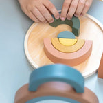 Rainbow Puzzle, 16 pcs, Handpainted PLAY ACTIVE flexa-com.myshopify.com