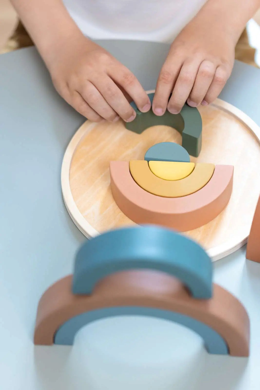 Rainbow Puzzle, 16 pcs, Handpainted PLAY ACTIVE flexa-com.myshopify.com