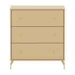 SAGA Chest, 3 drawer, Sand CHEST ACTIVE flexa-com.myshopify.com