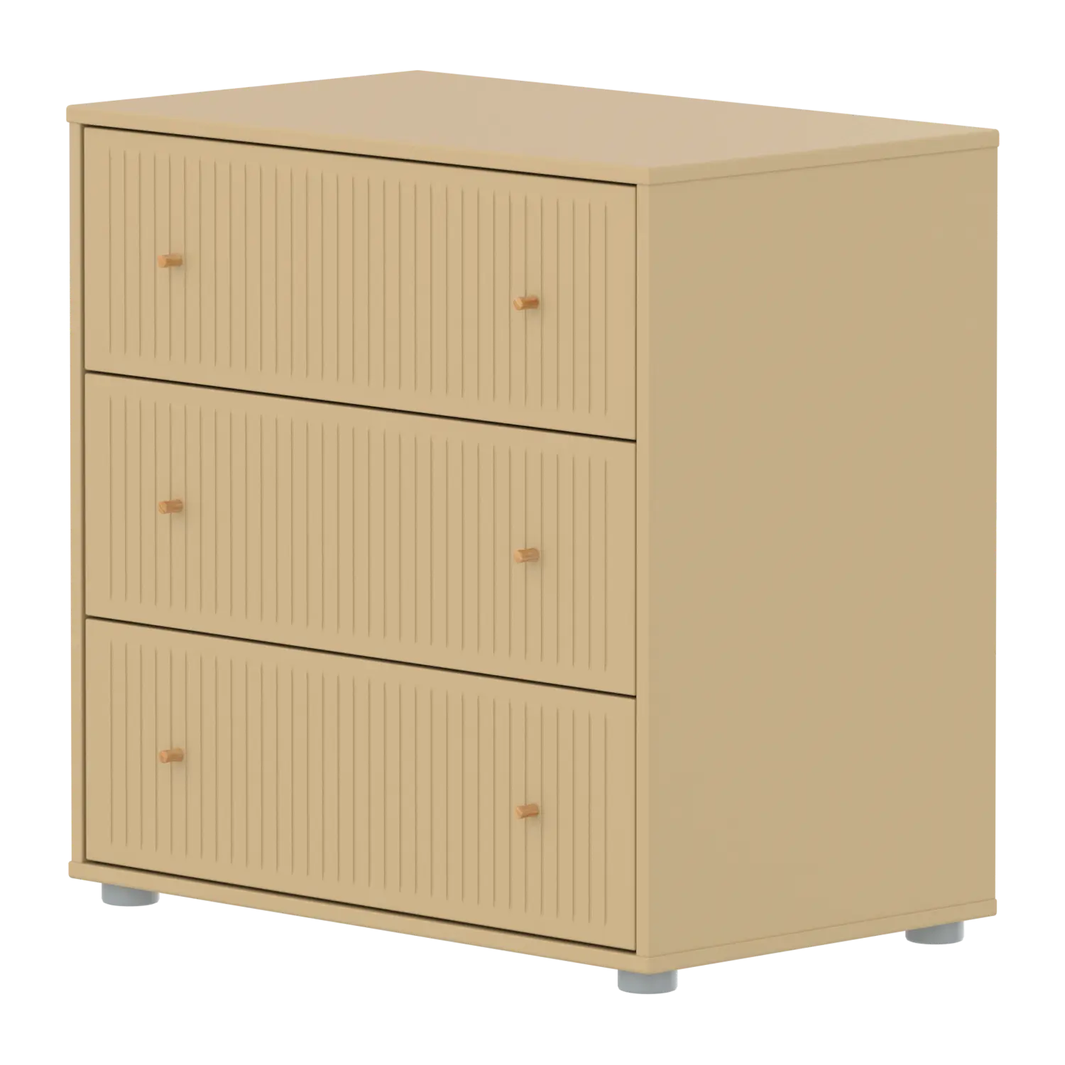 SAGA Chest, 3 drawer, Sand with Grooves CHEST ACTIVE flexa-com.myshopify.com
