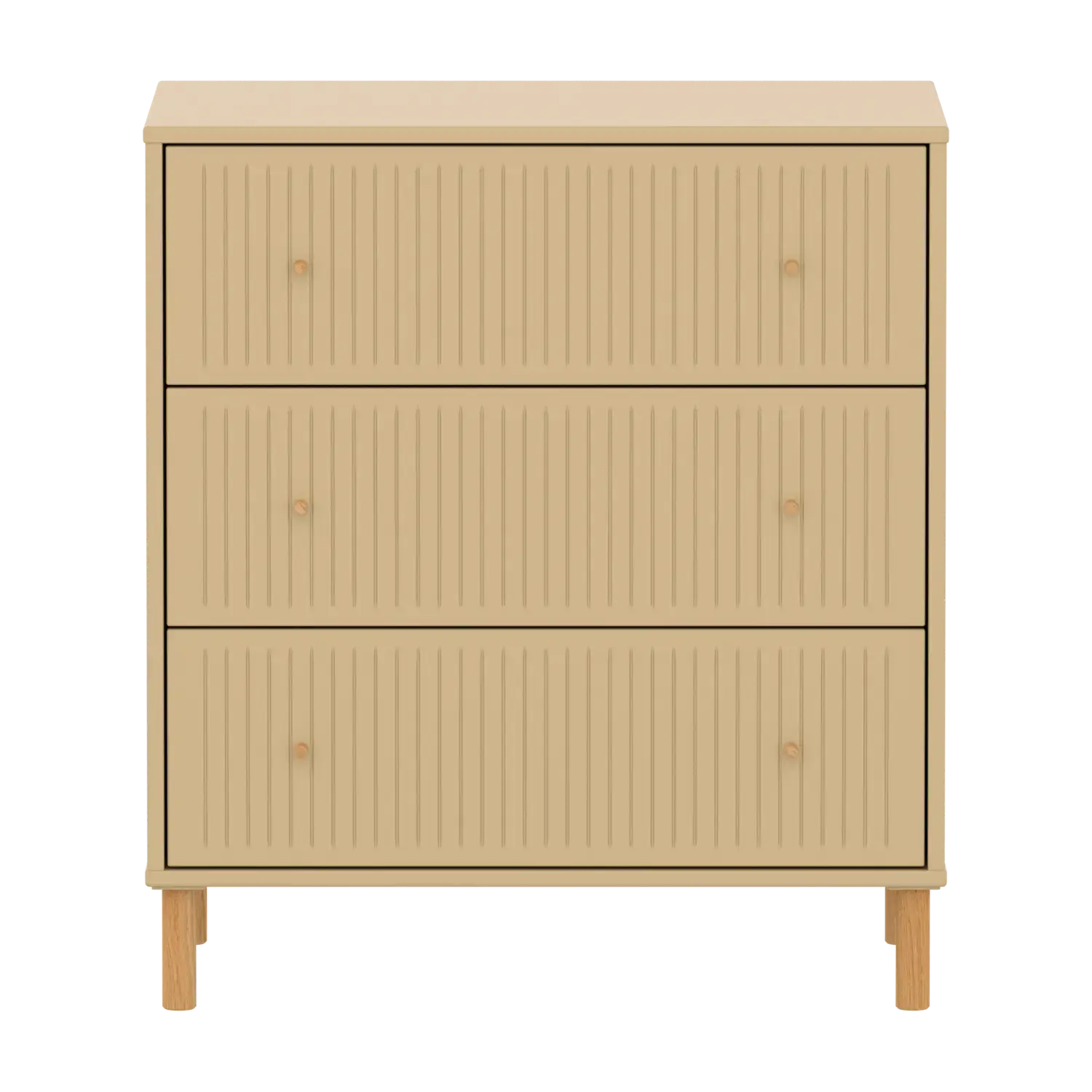SAGA Chest, 3 drawer, Sand with Grooves CHEST ACTIVE flexa-com.myshopify.com