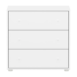 SAGA Chest, 3 drawer, White CHEST ACTIVE flexa-com.myshopify.com