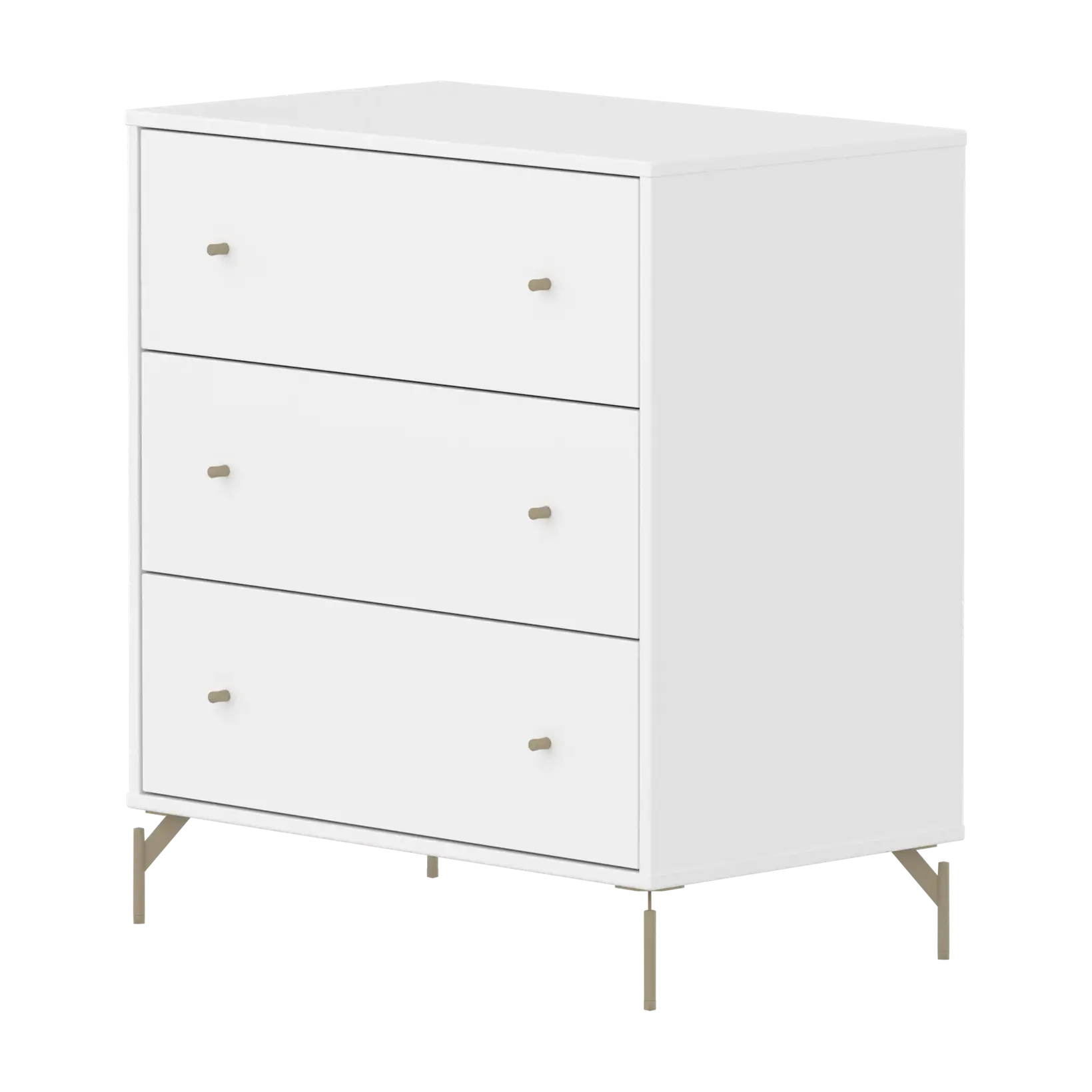 SAGA Chest, 3 drawer, White CHEST ACTIVE flexa-com.myshopify.com