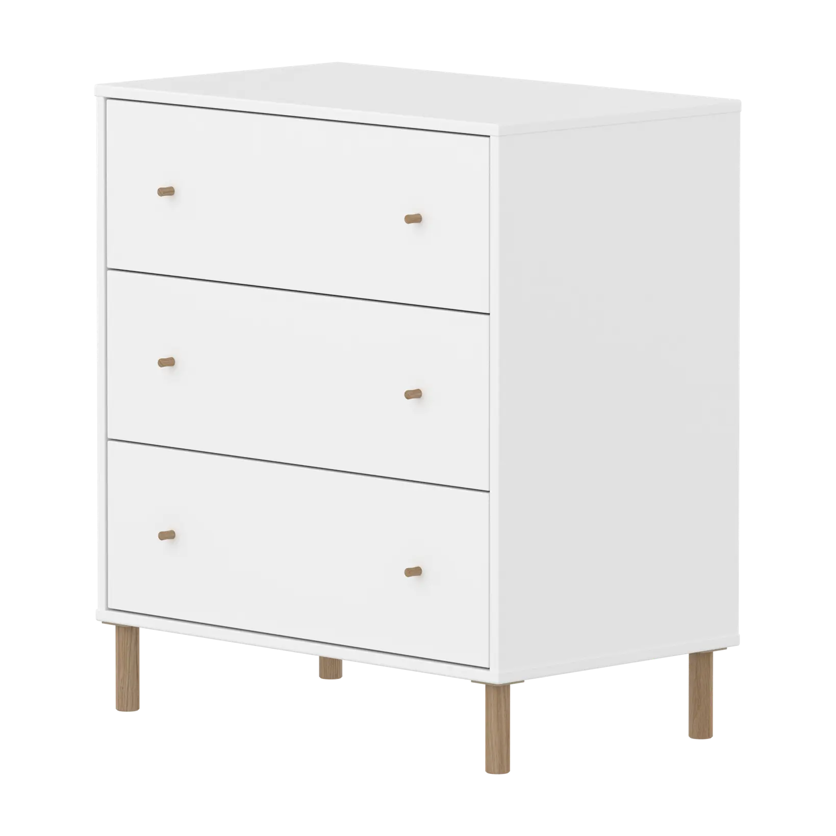 SAGA Chest, 3 drawer, White CHEST ACTIVE flexa-com.myshopify.com