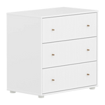 SAGA Chest, 3 drawer, White with Grooves CHEST ACTIVE flexa-com.myshopify.com