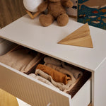 SAGA Chest, 3 drawer, White with Grooves CHEST ACTIVE flexa-com.myshopify.com