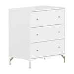 SAGA Chest, 3 drawer, White with Grooves CHEST ACTIVE flexa-com.myshopify.com