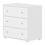 SAGA Chest, 3 drawer, White with Grooves CHEST ACTIVE flexa-com.myshopify.com
