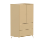 SAGA Cupboard, 2 door & 2 drawer, Sand CUPBOARD ACTIVE flexa-com.myshopify.com