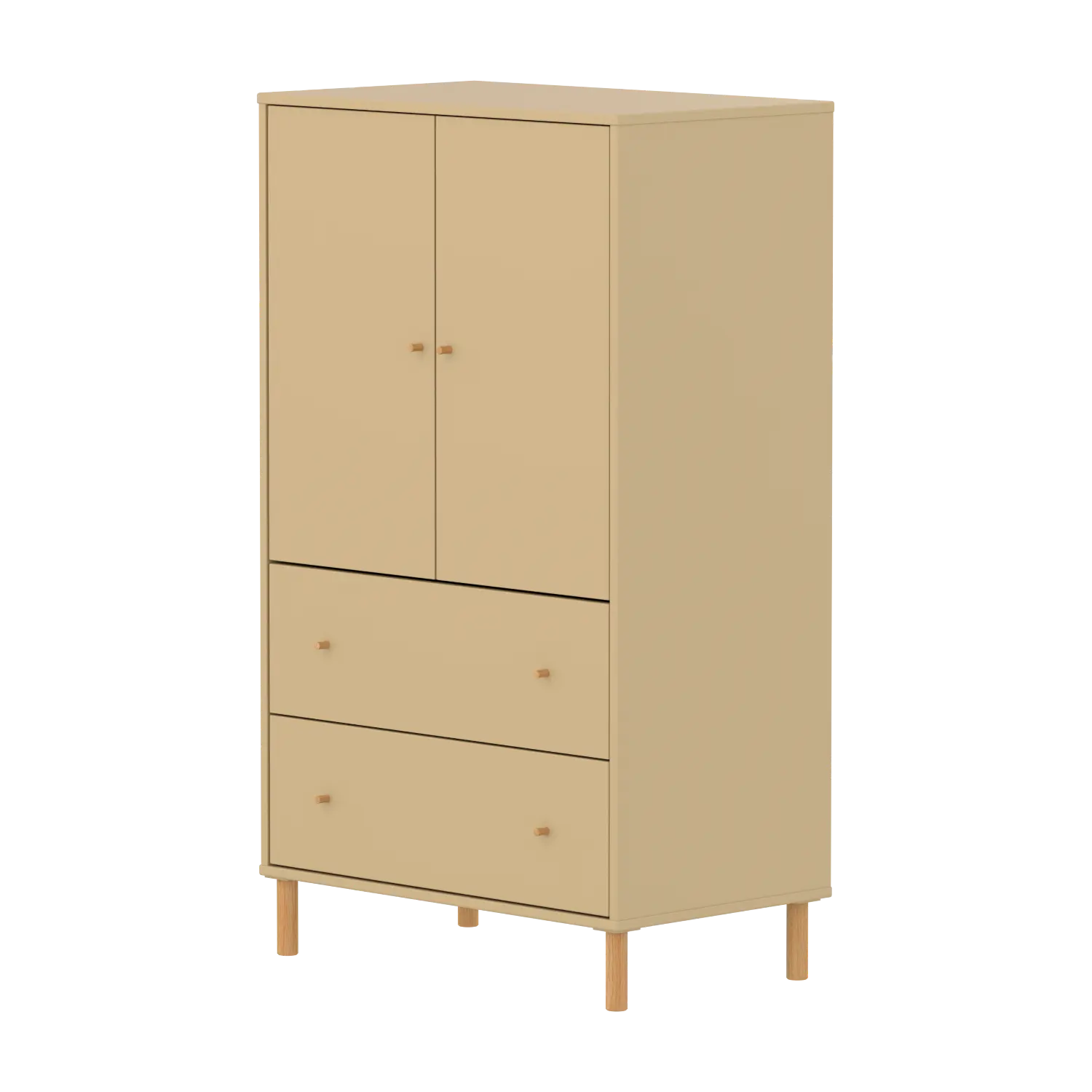 SAGA Cupboard, 2 door & 2 drawer, Sand CUPBOARD ACTIVE flexa-com.myshopify.com