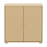 SAGA Cupboard, 2 doors, Sand with grooves CUPBOARD ACTIVE flexa-com.myshopify.com