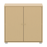 SAGA Cupboard, 2 doors, Sand with grooves CUPBOARD ACTIVE flexa-com.myshopify.com