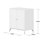 SAGA Cupboard, 2 doors, White CUPBOARD ACTIVE flexa-com.myshopify.com