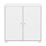 SAGA Cupboard, 2 doors, White with grooves CUPBOARD ACTIVE flexa-com.myshopify.com