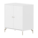 SAGA Cupboard, 2 doors, White with grooves CUPBOARD ACTIVE flexa-com.myshopify.com
