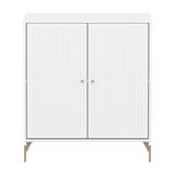 SAGA Cupboard, 2 doors, White with grooves CUPBOARD ACTIVE flexa-com.myshopify.com