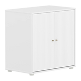 SAGA Cupboard, 2 doors, White with grooves CUPBOARD ACTIVE flexa-com.myshopify.com