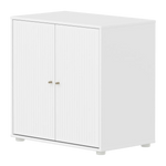 SAGA Cupboard, 2 doors, White with grooves CUPBOARD ACTIVE flexa-com.myshopify.com