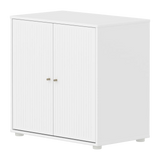 SAGA Cupboard, 2 doors, White with grooves CUPBOARD ACTIVE flexa-com.myshopify.com