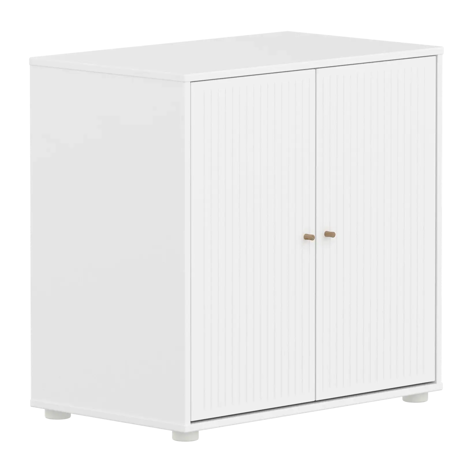 SAGA Cupboard, 2 doors, White with grooves CUPBOARD ACTIVE flexa-com.myshopify.com