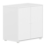 SAGA Cupboard, 2 doors, White with grooves CUPBOARD ACTIVE flexa-com.myshopify.com