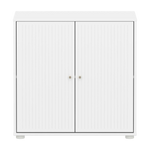 SAGA Cupboard, 2 doors, White with grooves CUPBOARD ACTIVE flexa-com.myshopify.com