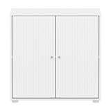 SAGA Cupboard, 2 doors, White with grooves CUPBOARD ACTIVE flexa-com.myshopify.com