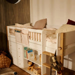 SAGA Shelf unit, 1 shelf, White BOOKCASE ACTIVE flexa-com.myshopify.com